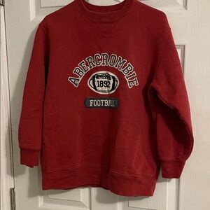 Abercrombie & Fitch Red Textured Sweater